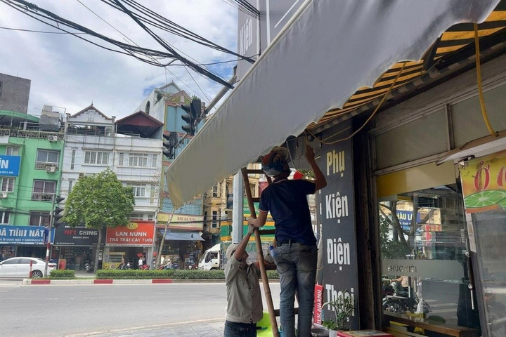 Hoài Đức nỗ lực lập lại trật tự vỉa hè, quyết tâm thay đổi diện mạo đô thị