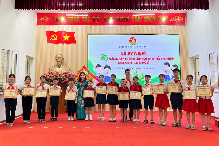 Xã Ngọc Hồi kỷ niệm 85 năm Ngày thành lập Đội Thiếu niên Tiền phong Hồ Chí Minh