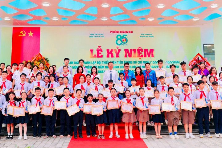 Phường Hoàng Mai giáo dục thế hệ trẻ từ những hoạt động Đội thiết thực