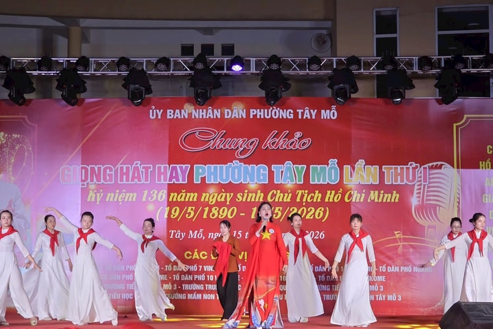 17 thí sinh tranh tài tại Chung khảo “Giọng hát hay” phường Tây Mỗ