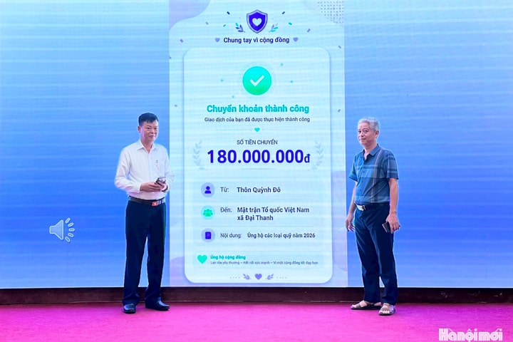 Xã Đại Thanh huy động nguồn lực chăm lo an sinh xã hội