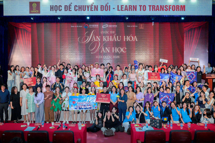 Hơn 200 sinh viên tham gia Cuộc thi diễn kịch văn học Hàn Quốc lần thứ 4
