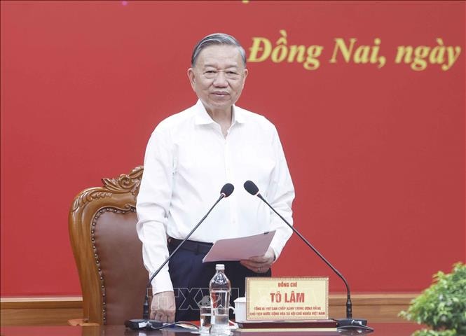 Tổng Bí thư, Chủ tịch nước Tô Lâm: Kiến tạo mô hình tăng trưởng mới, đưa Đồng Nai vượt khỏi giới hạn trung tâm công nghiệp truyền thống