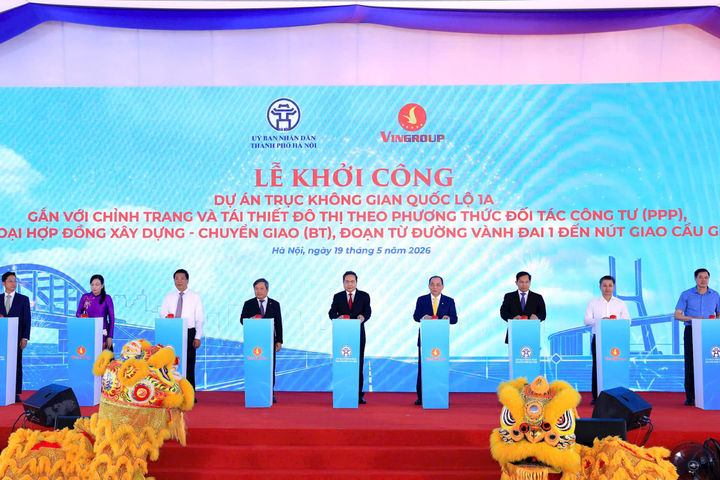 Hà Nội khởi công Dự án trục không gian Quốc lộ 1A với tổng vốn đầu tư gần 162.000 tỷ đồng