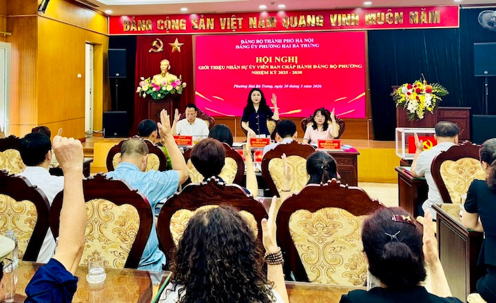 Đảng uỷ phường Hai Bà Trưng tổ chức các hội nghị giới thiệu, kiện toàn nhân sự