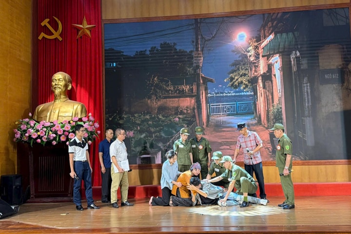Tây Hồ giành giải Nhất cụm 3 Hội thi an ninh trật tự cơ sở giỏi