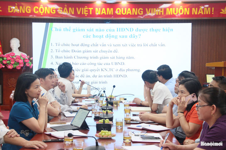 Tập huấn nâng cao kỹ năng giám sát, thẩm tra cho đại biểu HĐND xã Vĩnh Thanh