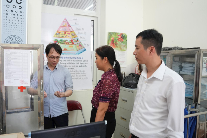 Xã Dương Hòa kiểm tra công tác chuẩn bị kỳ thi vào lớp 10