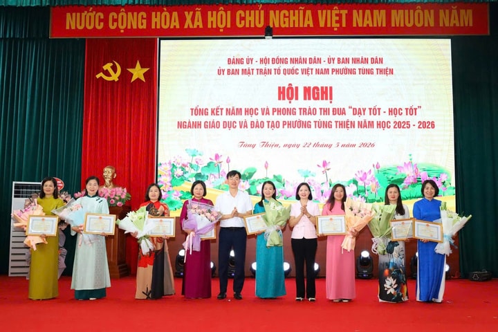 Tùng Thiện đẩy mạnh xây dựng “Trường học hạnh phúc”, 100% trường đạt chuyển đổi số mức độ 3