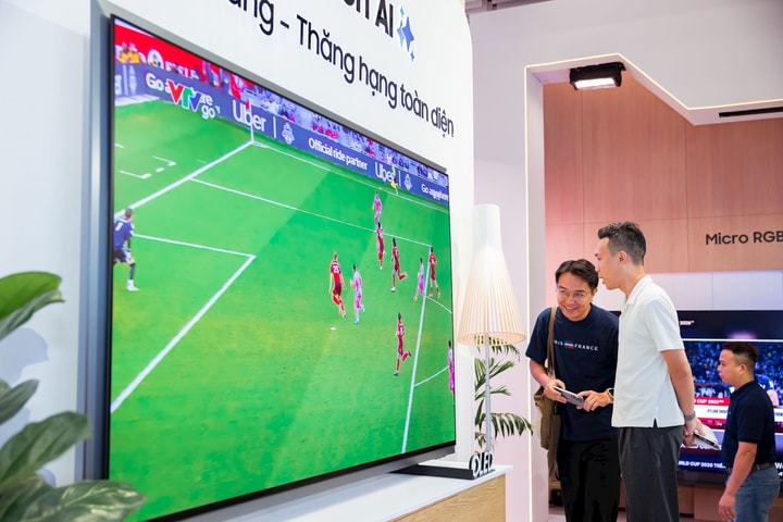 Samsung Việt Nam tổ chức trải nghiệm TV AI trước thềm World Cup 2026
