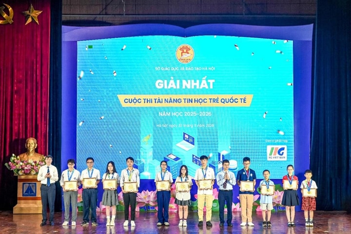 Học sinh Hà Nội khẳng định năng lực số theo chuẩn quốc tế
