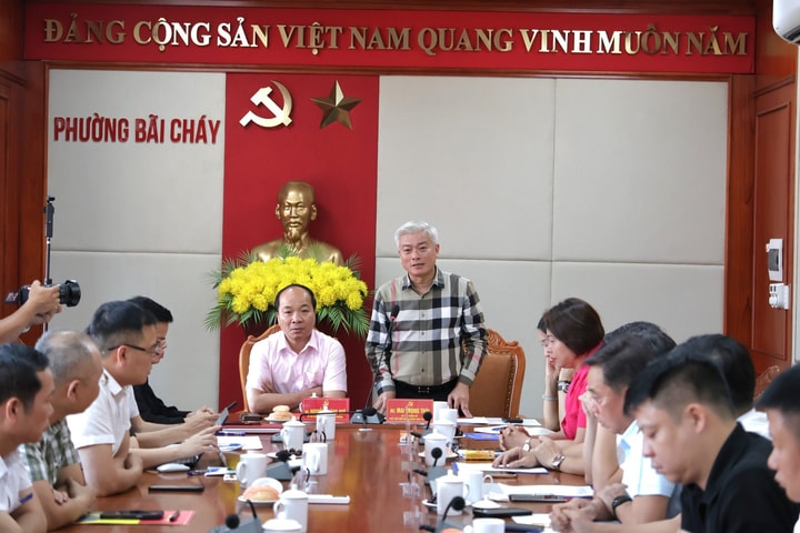 Phường Đại Mỗ trao đổi học tập kinh nghiệm với phường Bãi Cháy