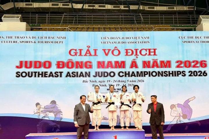 Việt Nam nhất toàn đoàn Giải vô địch Judo Đông Nam Á năm 2026