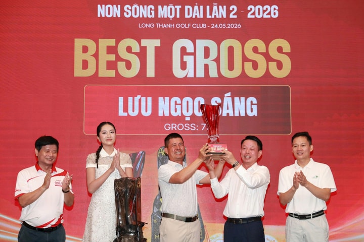 Golfer Lưu Ngọc Sáng vô địch Tiền Phong Golf Championship 2026