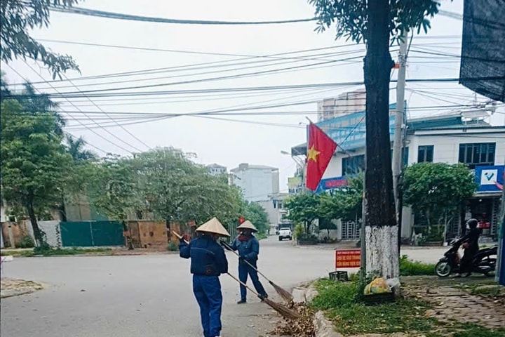 Tỷ lệ thu gom rác thải tại Hòa Lạc đạt bình quân 99%