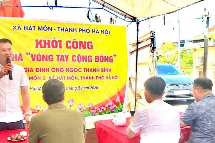 Xã Hát Môn khởi công xây dựng nhà “Vòng tay cộng đồng” năm 2026