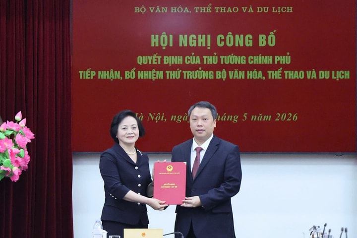 Trao quyết định bổ nhiệm ông Nguyễn Huy Dũng làm Thứ trưởng Bộ Văn hóa, Thể thao và Du lịch