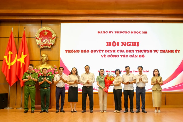 Đồng chí Đỗ Thị Lan Hương giữ chức Bí thư Đảng ủy phường Ngọc Hà