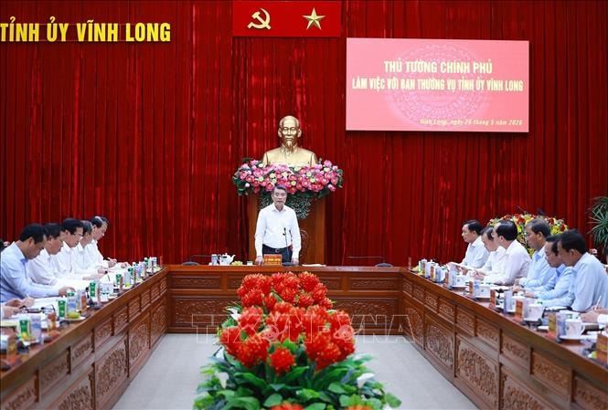 Thủ tướng Lê Minh Hưng: Vĩnh Long phải đổi mới mạnh mẽ mô hình tăng trưởng, tạo đột phá phát triển