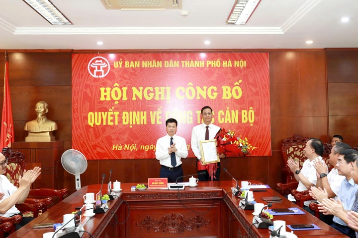 Ông Lê Thanh Nam được bổ nhiệm làm Giám đốc Sở Nông nghiệp và Môi trường Hà Nội