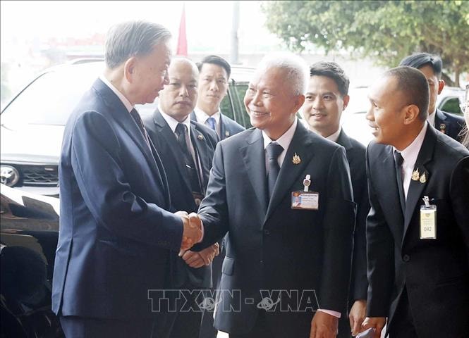 Tổng Bí thư, Chủ tịch nước Tô Lâm hội kiến Chủ tịch Quốc hội Thái Lan Sophon Saram