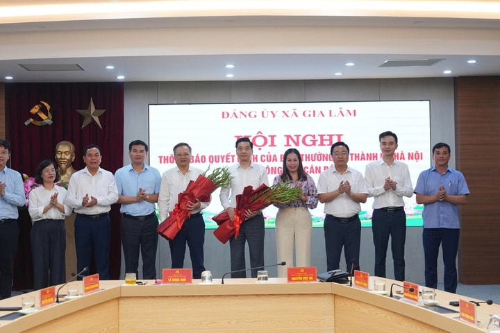 Gia Lâm tổ chức hội nghị thông báo quyết định của Ban Thường vụ Thành ủy Hà Nội về công tác cán bộ