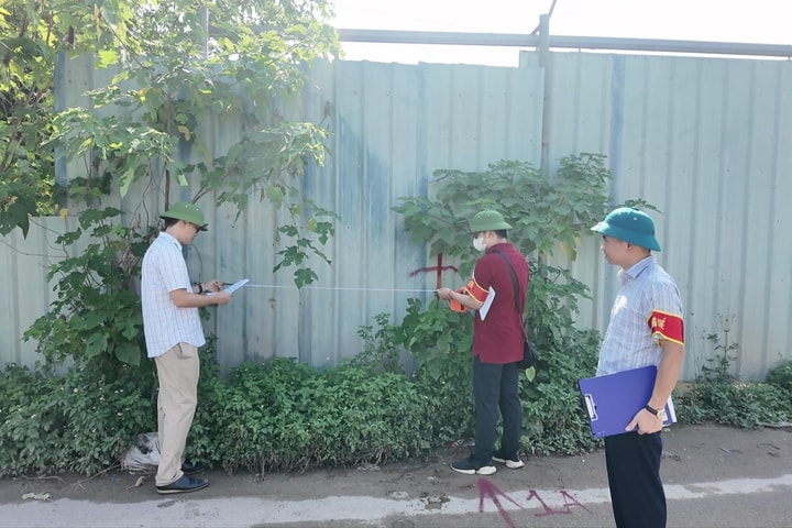 Xã An Khánh cưỡng chế kiểm đếm bắt buộc 30 hộ dân