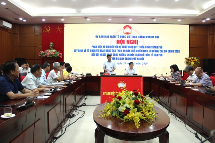 Hà Nội: Phản biện dự thảo Nghị quyết về tổ chức và hoạt động của thôn, tổ dân phố