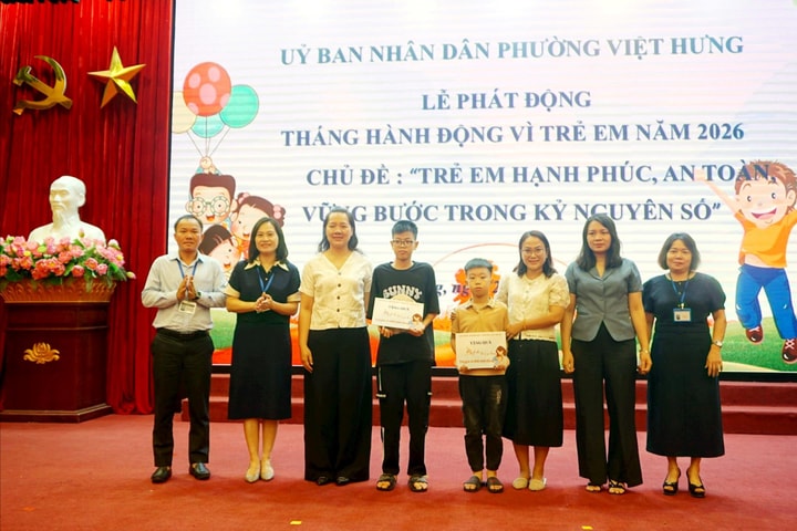 Phường Việt Hưng phát động Tháng hành động vì trẻ em năm 2026