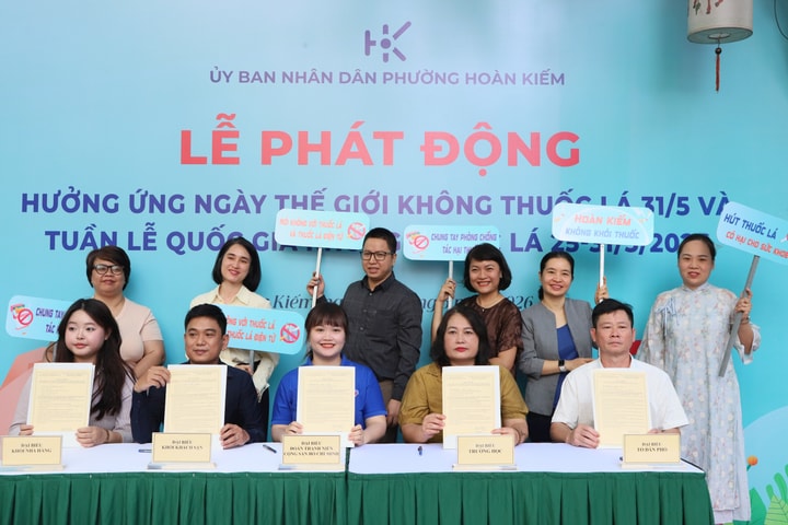 Phường Hoàn Kiếm nỗ lực xây dựng cộng đồng an toàn, không khói thuốc