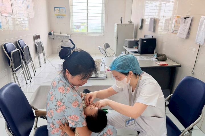 Thượng Cát triển khai chiến dịch bổ sung vitamin A góp phần nâng cao sức khỏe trẻ em