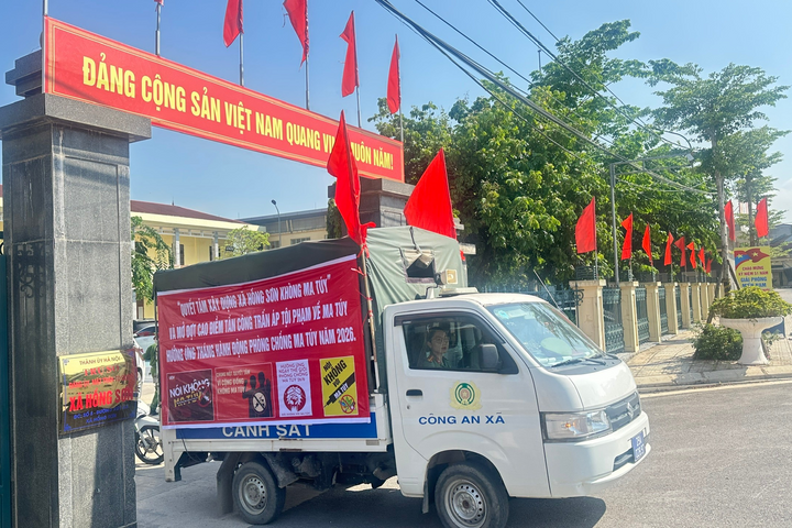 Xã Hồng Sơn phát động đợt cao điểm trấn áp tội phạm ma túy