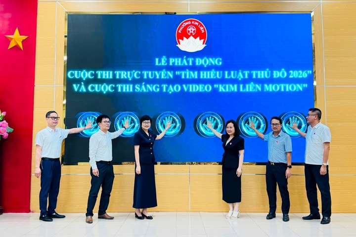Phường Kim Liên phát động Cuộc thi trực tuyến “Tìm hiểu Luật Thủ đô năm 2026”