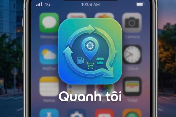 Vận hành ứng dụng "Quanh tôi" giúp người dân tìm kiếm cửa hàng xăng, dầu