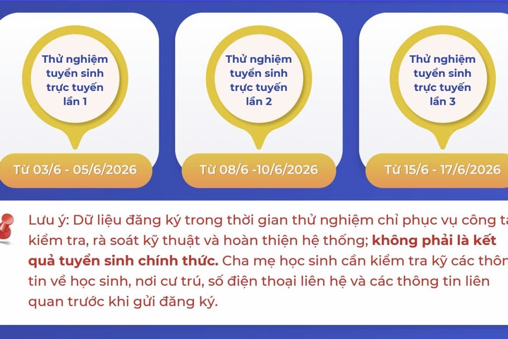 Hà Nội vận hành thử nghiệm hệ thống tuyển sinh đầu cấp trực tuyến có ứng dụng GIS