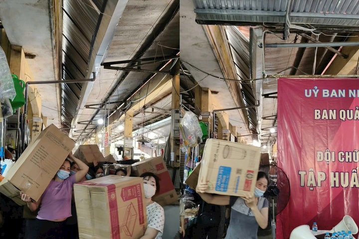 Hướng dẫn an toàn cho tiểu thương, người kinh doanh tại chợ Thanh Xuân