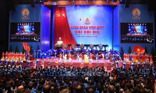 Khai mạc Phiên trọng thể Đại hội Công đoàn Việt Nam lần thứ XIV