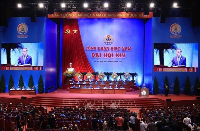 Khai mạc Phiên trọng thể Đại hội Công đoàn Việt Nam lần thứ XIV