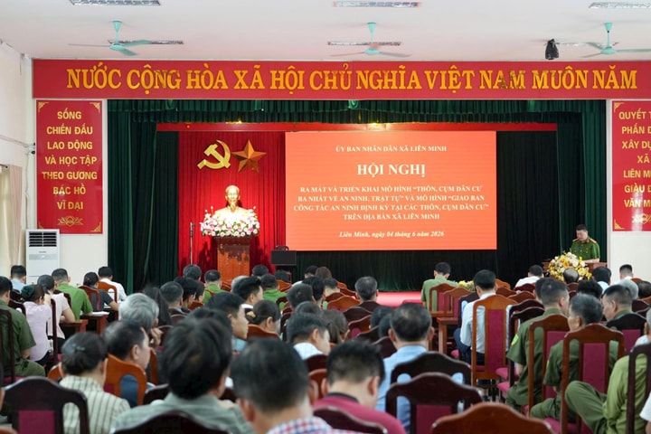 Xã Liên Minh ra mắt hai mô hình bảo đảm an ninh từ cơ sở