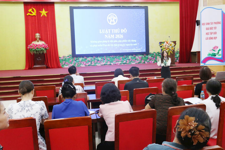 Tuyên truyền, phổ biến Luật Thủ đô 2026 và các văn bản thi hành