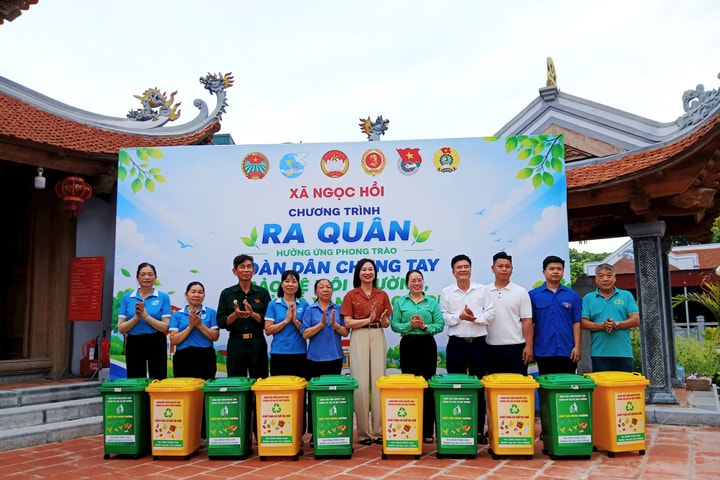 Xã Ngọc Hồi ra quân hưởng ứng phong trào “Toàn dân chung tay bảo vệ môi trường, vì Thủ đô xanh - sạch - đẹp”