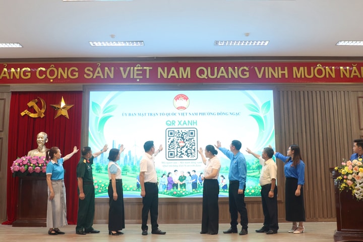 Phường Đông Ngạc triển khai mô hình “QR Xanh”, chung tay bảo vệ môi trường