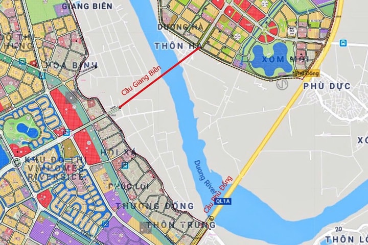 Đề xuất xây dựng cầu Giang Biên vượt sông Đuống
