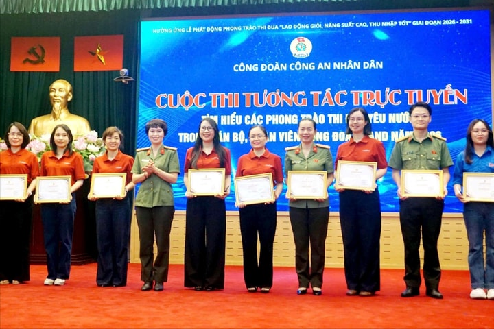 Sôi nổi cuộc thi tìm hiểu về phong trào thi đua trong Công đoàn Công an nhân dân