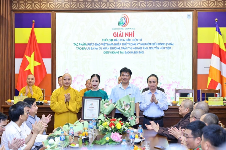 Cơ quan Báo và Phát thanh, Truyền hình Hà Nội giành giải Nhì Giải Báo chí Phật giáo 2025