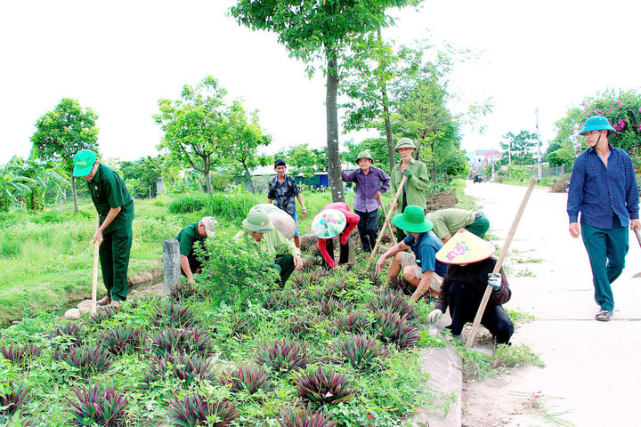 Phúc Sơn lan toả phong trào thi đua bảo vệ môi trường
