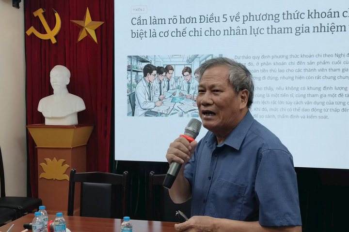 Góp ý cơ chế khoán chi cho khoa học, công nghệ và đổi mới sáng tạo: Cần trao thêm quyền tự chủ cho nhà khoa học