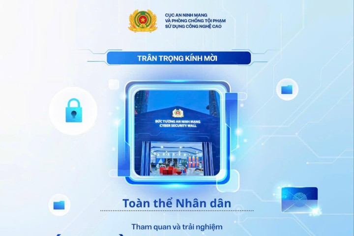 Ra mắt không gian trải nghiệm “Bức tường An ninh mạng” tại phố đi bộ Nguyễn Huệ