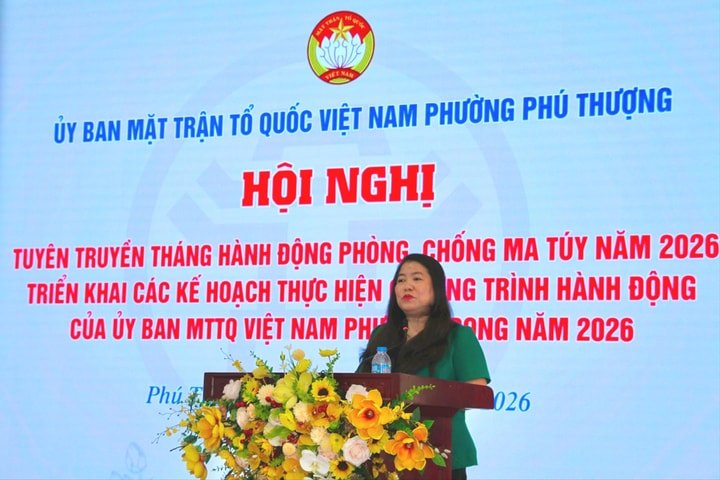 MTTQ Việt Nam phường Phú Thượng: Phát huy sức mạnh cộng đồng trong phòng, chống ma túy