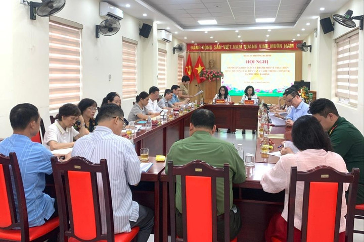 Ba Đình đổi mới công tác dân vận, tạo đồng thuận từ cơ sở, gắn với chuyển đổi số